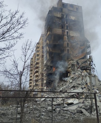 Наслідки обстрілів Донеччини 17 березня. Фото: сайт поліції Донеччини Наслідки обстрілів Донеччини 17 березня. Фото: сайт поліції Донеччини