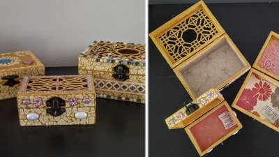 Крихти каміння, кісточки від риби та гофра — як художниця-переселенка із Луганська у Житомирі створює обереги Крихти каміння, кісточки від риби та гофра — як художниця-переселенка із Луганська у Житомирі створює обереги
