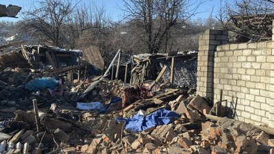 Наслідки удару Росії по Богодухову Наслідки удару Росії по Богодухову