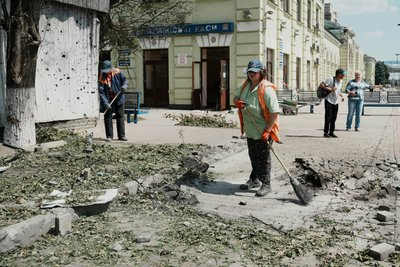Наслідки атаки РФ на залізничну станцію у Лозовій, 6 серпня 2026 року Наслідки атаки РФ на залізничну станцію у Лозовій, 6 серпня 2026 року