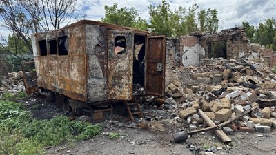 Руйнування після обстрілів Райгородок Донецька область 2 липня 2025 рік Руйнування після обстрілів Райгородок Донецька область 2 липня 2025 рік
