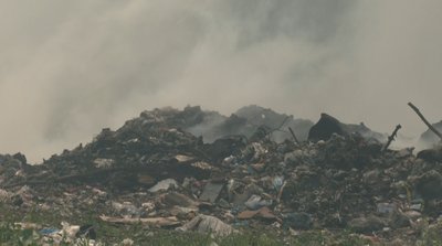 "Все було в диму": на території колишнього сміттєзвалища в Пустомитах сталася пожежа "Все було в диму": на території колишнього сміттєзвалища в Пустомитах сталася пожежа