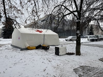 Єдиний пункт обігріву у Полтаві: хто приходить зігрітися Єдиний пункт обігріву у Полтаві: хто приходить зігрітися