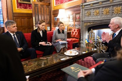 Олена Зеленська виступила перед парламентом Великої Британії Олена Зеленська виступила перед парламентом Великої Британії