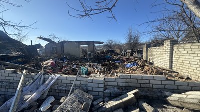 Наслідки удару Росії по Богодухову на Харківщині Наслідки удару Росії по Богодухову на Харківщині