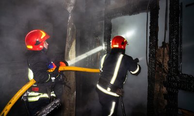 Під час ліквідації пожежі травмувався чоловік