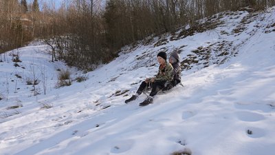 Діти, сани, гори Діти, сани, гори