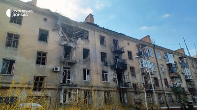 Наслідки обстрілу Краматорськ Донецька область 9 квітня 2025 рік Наслідки обстрілу Краматорськ Донецька область 9 квітня 2025 рік