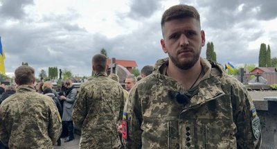Прощання з бійцем Максимом Солов’єм, Тернопіль, травень 2025