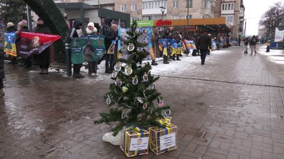 Останню у цьому році акцію “Не мовчи! Полон вбиває!” провели у Рівному