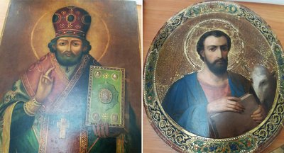 Ікони "Святий Микола Чудотворець" та "Святий Євангеліст Лука" повернулися з реставрації Ікони "Святий Микола Чудотворець" та "Святий Євангеліст Лука" повернулися з реставрації