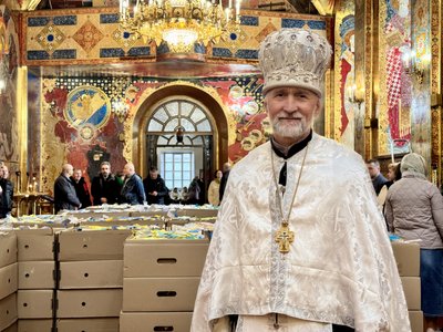 Акція "Разом до перемоги": у Житомирі освятили понад три тисячі пасок для військових Акція "Разом до перемоги": у Житомирі освятили понад три тисячі пасок для військових