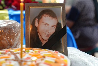 Прощання з військовослужбовцем
