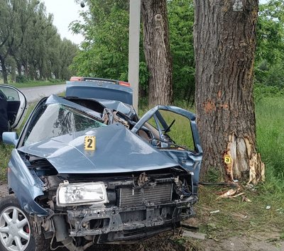 На Львівщині водій легковика в'їхав у дерево: травми отримали двоє людей На Львівщині водій легковика в'їхав у дерево: травми отримали двоє людей