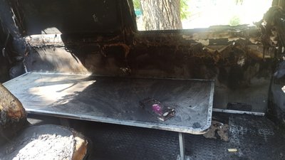 В Одесі підпалили евакуаційний автомобіль бойової медикині з Києва В Одесі підпалили евакуаційний автомобіль бойової медикині з Києва
