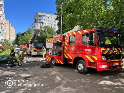 Одна людина попередньо загинула під час пожежі в багатоповерхівці Рівного — поліція Одна людина попередньо загинула під час пожежі в багатоповерхівці Рівного — поліція