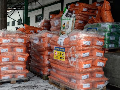 Київський зоопарк отримав гуманітарну допомогу від Берліна, лютий 2024 р.