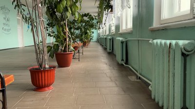 Коридор у школі, Бурштин, ліцей Коридор у школі, Бурштин, ліцей