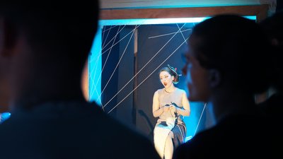 У театрі Щепкіна відіграли допрем’єрний показ вистави "Оркестр" У театрі Щепкіна відіграли допрем’єрний показ вистави "Оркестр"