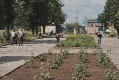 Комунальники в Ізюмі Комунальники в Ізюмі