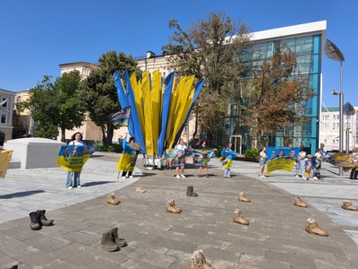 Акція на підтримку зниклих безвісти у Харкові Акція на підтримку зниклих безвісти у Харкові