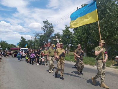 На Одещині попрощалися з бійцем морської піхоти Григорієм Лазарєвим На Одещині попрощалися з бійцем морської піхоти Григорієм Лазарєвим