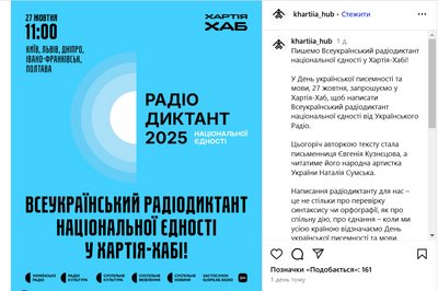 Де писати радіодиктант: заклади, де можна зібратися з однодумцями, хартія хаб Де писати радіодиктант: заклади, де можна зібратися з однодумцями, хартія хаб
