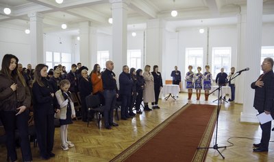 Вручення відзнак, рідні захиблих бійців, "Почесний громадянин міста Тернополя"