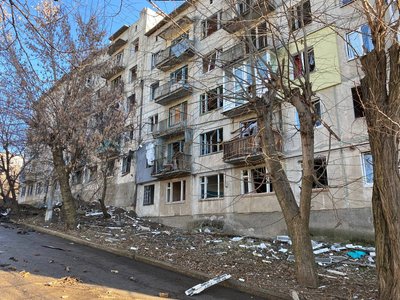 Костянтинівка, наслідки обстрілу 24 січня 2023 року. Фото: Суспільне Донбас/Андрій Резніков Костянтинівка, наслідки обстрілу 24 січня 2023 року. Фото: Суспільне Донбас/Андрій Резніков