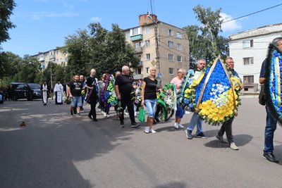 В Охтирці на Сумщині поховали військового Андрія Бублика