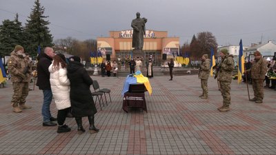 З 52-річним солдатом Віталієм Галайком попрощалися у Рівному З 52-річним солдатом Віталієм Галайком попрощалися у Рівному