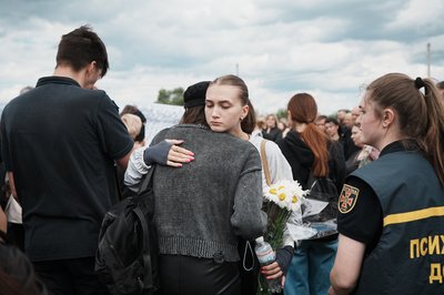 Прощання з рятувальниками, ДСНС, похорон, Харків, 18 кладовище, 17 червня 2026 року Прощання з рятувальниками, ДСНС, похорон, Харків, 18 кладовище, 17 червня 2026 року