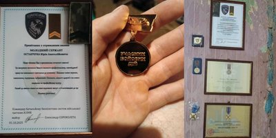 Військовослужбовця 14 бригади нагородили медаллю "Лицарський хрест"