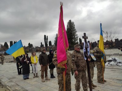 Похорон військового, Денис Струнніков, Тернопіль, жовтень 2025 Похорон військового, Денис Струнніков, Тернопіль, жовтень 2025