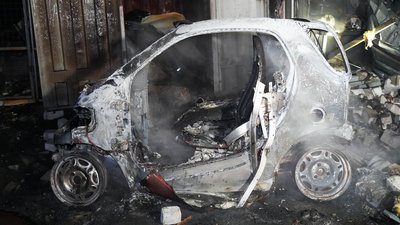 У Харкові — масований удар "Шахедами", згоріли машини У Харкові — масований удар "Шахедами", згоріли машини