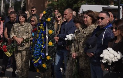 Похорон військовослужбовця Левицького Похорон військовослужбовця Левицького