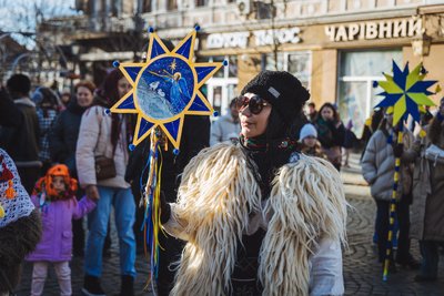 В Ужгороді втрєтє прошла хода звіздарів: як це було В Ужгороді втрєтє прошла хода звіздарів: як це було