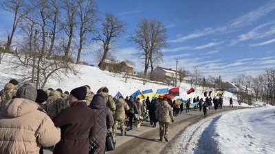 Андій Нога, ЗСУ, похорон, 11 лютого 2026, Тернопіль Андій Нога, ЗСУ, похорон, 11 лютого 2026, Тернопіль