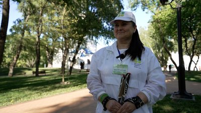 Скандинавська ходьба у Чернігові: як люди займаються в межах проєкту президента України