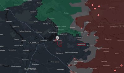 Місто Миколаївка та село Каленики на мапі DeepState 17 березня 2026 року Місто Миколаївка та село Каленики на мапі DeepState 17 березня 2026 року