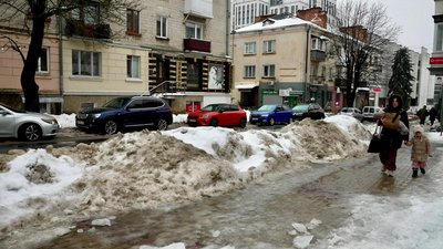 У Тернополі через ожеледицю травмувалися люди, 27 січня 2026 року