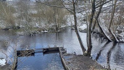 річка, стрипа дамба