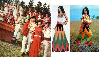 Василь Зінкевич ВІА "Смерічка" у костюмах комплекту "Горянка". 1970 рік, Софія Ротару в костюмі "Черешневий гай". 1979 рік. Фото з архіву Левка Дутківського Василь Зінкевич ВІА "Смерічка" у костюмах комплекту "Горянка". 1970 рік, Софія Ротару в костюмі "Черешневий гай". 1979 рік. Фото з архіву Левка Дутківського