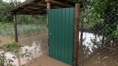 У Киїнці на Чернігівщині затопило двори та городи: що розповідають люди У Киїнці на Чернігівщині затопило двори та городи: що розповідають люди