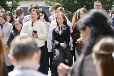 Відкриття дошки, люди, Копанки Відкриття дошки, люди, Копанки