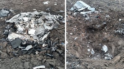 На Кіровогращині підірвали бойові частини російських дронів