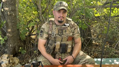 Військовослужбовець Луганського прикордонного загону бригади "Помста" Іван "Чорний" Донецька область Військовослужбовець Луганського прикордонного загону бригади "Помста" Іван "Чорний" Донецька область