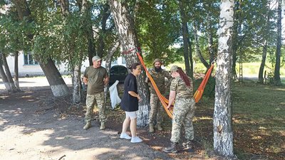 Тренажери та допомога: у селі на Житомирщині облаштовують ветеранський простір Тренажери та допомога: у селі на Житомирщині облаштовують ветеранський простір