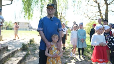 Анатолій Пінчук, житель Космирина, діти