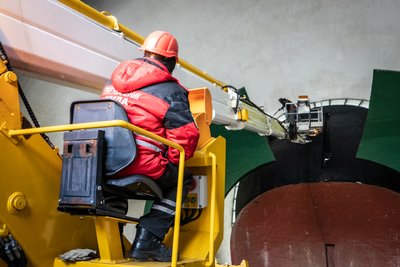 У київському крематорії ремонтують зали для прощання, а до кінця року обіцяють повноцінну реставрацію будівлі